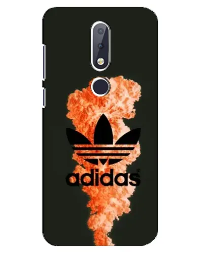 Чехол для Nokia 6.1 Plus с картинкой «Оранжевый дым Adidas» Чехол для Nokia 6.1 Plus с картинкой «Оранжевый дым Adidas»