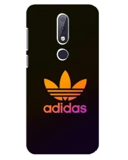 Чехол для Nokia 6.1 Plus с картинкой «Градиент Adidas»
