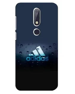 Чехол для Nokia 6.1 Plus с картинкой «Adidas Water Drops»