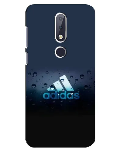 Чехол для Nokia 6.1 Plus с картинкой «Adidas Water Drops» Чехол для Nokia 6.1 Plus с картинкой «Adidas Water Drops»