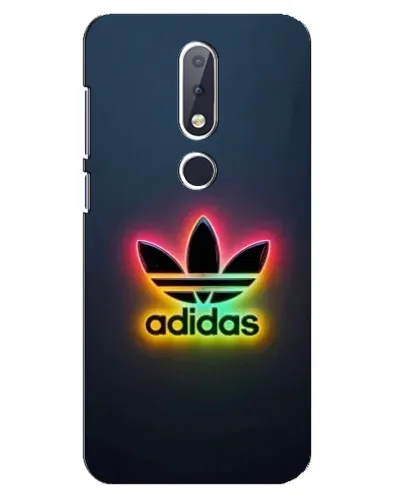 Чехол для Nokia 6.1 Plus с картинкой «Неоновый Adidas» Чехол для Nokia 6.1 Plus с картинкой «Неоновый Adidas»