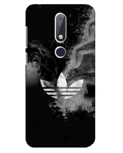 Чехол для Nokia 6.1 Plus с картинкой «Абстрактный дым Adidas» Чехол для Nokia 6.1 Plus с картинкой «Абстрактный дым Adidas»