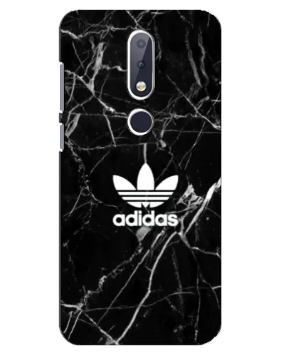 Чехол для Nokia 6.1 Plus с картинкой «Белый мрамор Adidas» Чехол для Nokia 6.1 Plus с картинкой «Белый мрамор Adidas»