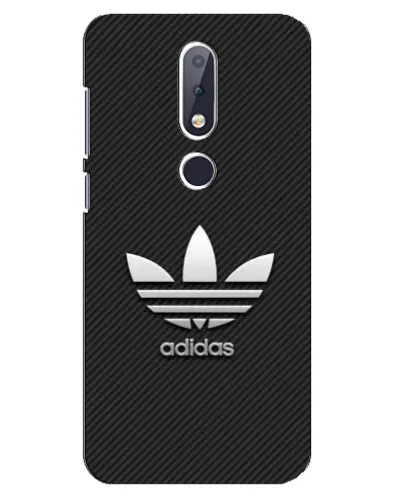 Чехол для Nokia 6.1 Plus с картинкой «Adidas Карбоновая текстура» Чехол для Nokia 6.1 Plus с картинкой «Adidas Карбоновая текстура»