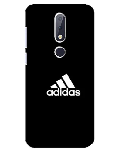 Чехол для Nokia 6.1 Plus с картинкой «Черная классика Adidas» Чехол для Nokia 6.1 Plus с картинкой «Черная классика Adidas»