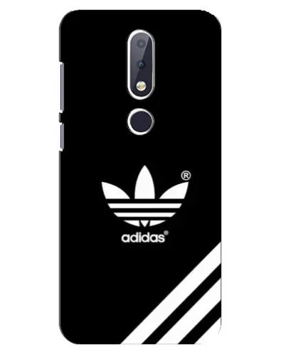 Чехол для Nokia 6.1 Plus с картинкой «Adidas с диагональными полосами» Чехол для Nokia 6.1 Plus с картинкой «Adidas с диагональными полосами»