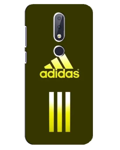 Чехол для Nokia 6.1 Plus с картинкой «Оливковый градиент Adidas» Чехол для Nokia 6.1 Plus с картинкой «Оливковый градиент Adidas»