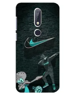 Чехол для Nokia 6.1 Plus с картинкой «Спортивный арт Nike» Чехол для Nokia 6.1 Plus с картинкой «Спортивный арт Nike»