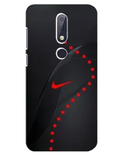 Чехол для Nokia 6.1 Plus с картинкой «Абстрактный дизайн Nike»