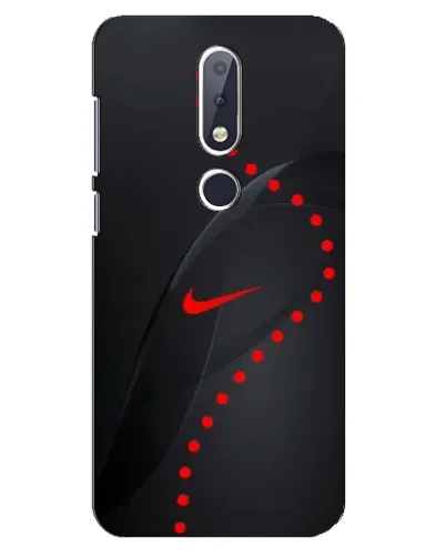 Чехол для Nokia 6.1 Plus с картинкой «Абстрактный дизайн Nike»