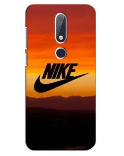 Чехол для Nokia 6.1 Plus с картинкой «Nike — вечерний горизонт»