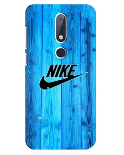 Чехол для Nokia 6.1 Plus с картинкой «Голубое дерево Nike»