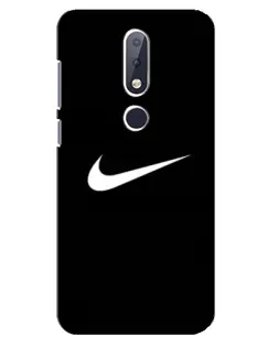 Чехол для Nokia 6.1 Plus с картинкой «Минималистический Найк»