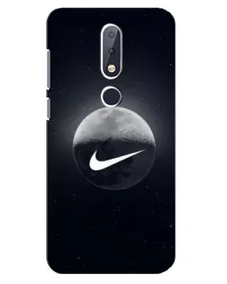 Чехол для Nokia 6.1 Plus с картинкой «Nike в стиле граффити»