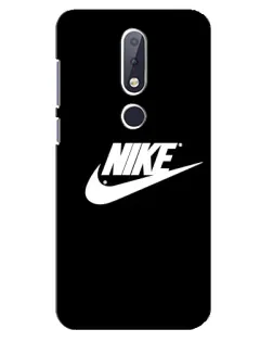 Чехол для Nokia 6.1 Plus с картинкой «Мазки краски Nike»