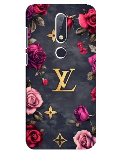 Чехол для Nokia 6.1 Plus с картинкой «Цветочный Louis Vuitton» Чехол для Nokia 6.1 Plus с картинкой «Цветочный Louis Vuitton»