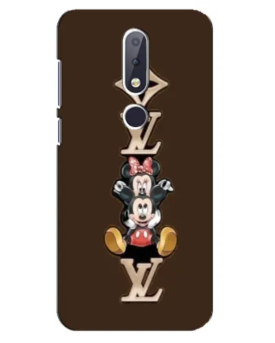 Чехол для Nokia 6.1 Plus с картинкой «LV и Микки Маус» Чехол для Nokia 6.1 Plus с картинкой «LV и Микки Маус»