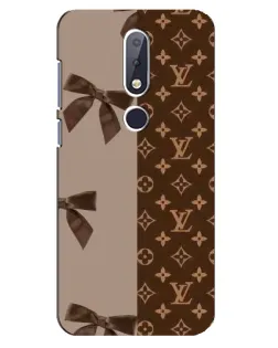 Чехол для Nokia 6.1 Plus с картинкой «Louis Vuitton — банты»