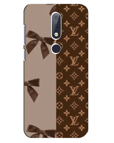 Чехол для Nokia 6.1 Plus с картинкой «Louis Vuitton — банты» Чехол для Nokia 6.1 Plus с картинкой «Louis Vuitton — банты»