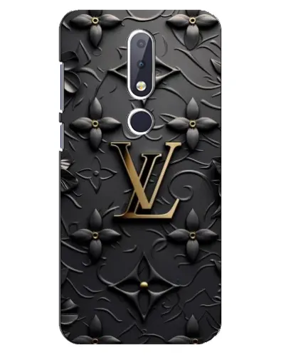 Чехол для Nokia 6.1 Plus с картинкой «Кожаная текстура LV» Чехол для Nokia 6.1 Plus с картинкой «Кожаная текстура LV»