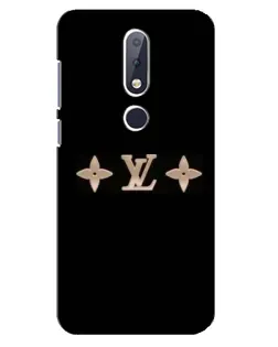 Чехол для Nokia 6.1 Plus с картинкой «Louis Vuitton — минимализм»