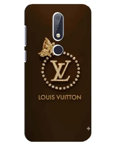 Чехол для Nokia 6.1 Plus с картинкой «LV — золотая печать» Чехол для Nokia 6.1 Plus с картинкой «LV — золотая печать»