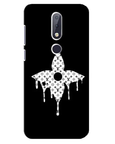 Чехол для Nokia 6.1 Plus с картинкой «Цветочная монограмма» Чехол для Nokia 6.1 Plus с картинкой «Цветочная монограмма»