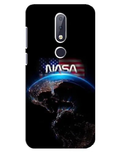 Чехол для Nokia 6.1 Plus с картинкой «Земля из космоса NASA»