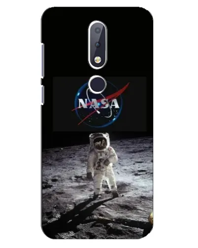 Чехол для Nokia 6.1 Plus с картинкой «Астронавт на Луне»