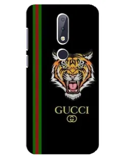Чехол для Nokia 6.1 Plus с картинкой «Тигр Gucci» Чехол для Nokia 6.1 Plus с картинкой «Тигр Gucci»