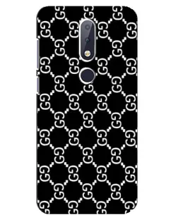 Чехол для Nokia 6.1 Plus с картинкой «Gucci — сетчатый паттерн» Чехол для Nokia 6.1 Plus с картинкой «Gucci — сетчатый паттерн»