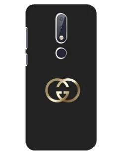 Чехол для Nokia 6.1 Plus с картинкой «Минимализм Gucci»