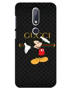 Чехол для Nokia 6.1 Plus с картинкой «Микки Маус Gucci»