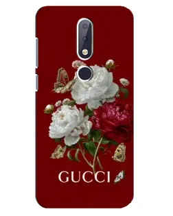 Чехол для Nokia 6.1 Plus с картинкой «Gucci —  сад»