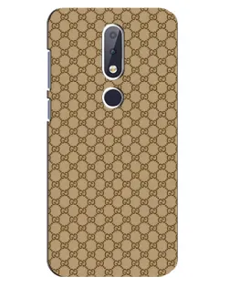 Чохол для Nokia 6.1 Plus з картинкою «Gucci — класичний беж»