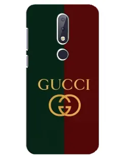 Чохол для Nokia 6.1 Plus з картинкою «Gucci — темно-зелений градієнт»