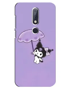 Чохол для Nokia 6.1 Plus з картинкою «Kuromi з парасолькою»