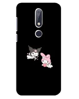 Чохол для Nokia 6.1 Plus з картинкою «My Melody та Kuromi»