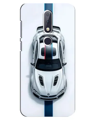 Чехол для Nokia 6.1 Plus с картинкой «Вид сверху — BMW M»
