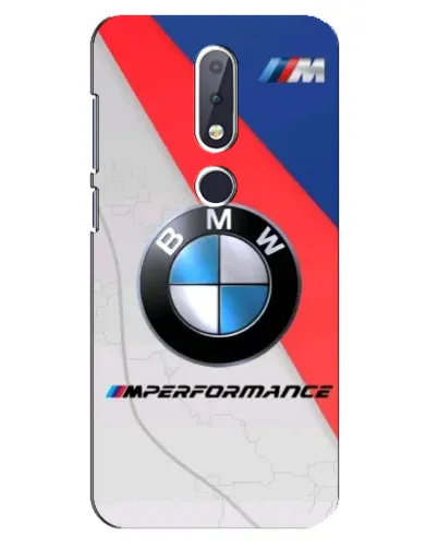 Чехол для Nokia 6.1 Plus с картинкой «BMW Performance стиль»