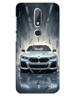 Чехол для Nokia 6.1 Plus с картинкой «BMW в свете фар»