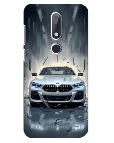 Чехол для Nokia 6.1 Plus с картинкой «BMW в свете фар»