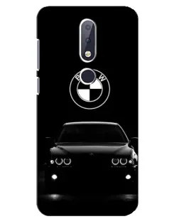 Чехол для Nokia 6.1 Plus с картинкой «BMW — взгляд из темноты»