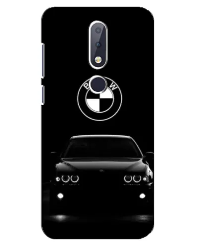 Чехол для Nokia 6.1 Plus с картинкой «BMW — взгляд из темноты»