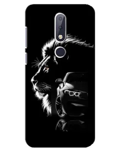 Чехол для Nokia 6.1 Plus с картинкой «BMW и лев»