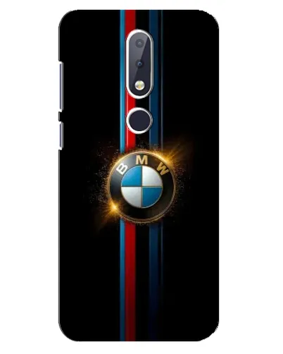 Чехол для Nokia 6.1 Plus с картинкой «BMW M-Power неон»