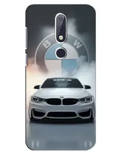Чохол для Nokia 6.1 Plus з картинкою «BMW в білому диму» Чохол для Nokia 6.1 Plus з картинкою «BMW в білому диму»