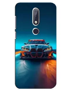Чохол для Nokia 6.1 Plus з картинкою «BMW — вогні неону» Чохол для Nokia 6.1 Plus з картинкою «BMW — вогні неону»
