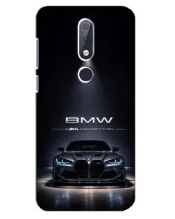 Чохол для Nokia 6.1 Plus з картинкою «BMW крізь нічне місто» Чохол для Nokia 6.1 Plus з картинкою «BMW крізь нічне місто»