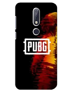 Чохол для Nokia 6.1 Plus з картинкою «Яскравий логотип PUBG»